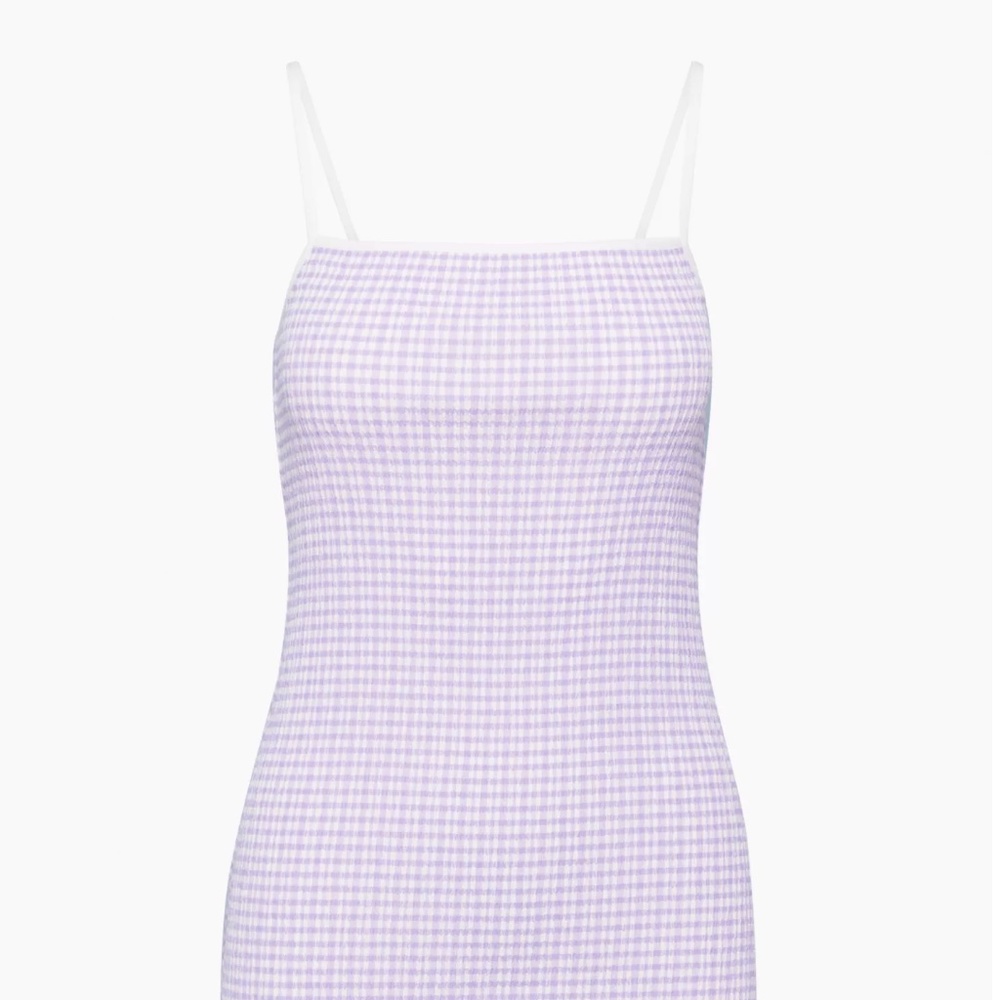 Light Purple Gingham Dress